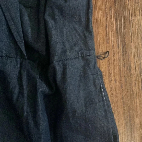 A New Day Denim Jumpsuit Indigo with Side Pockets - Picture 7 of 9